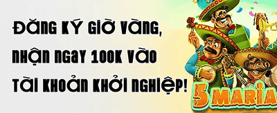 Thưởng Chào Mừng 100% Tân Thủ promotion banner